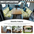 thumbnail image 3 of Yuyamidu Lemon RV Dinette Cushion Covers Breathable Camper Seat Covers Dinette Booth 2 Pack Elastic Cushion Slipcovers for RV Camper Car Bench Seats, 3 of 7
