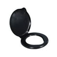 thumbnail image 4 of Asiento de inodoro para acampar con tapa, ligero, redondo, diámetro de 12,01'' para cubo de 20 L, a presión, para emergencias, senderismo,, 4 of 8