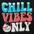 thumbnail image 3 of Teelocity Chill Vibes Only Graphic T-Shirt (Large - Standard Fit, Black), 3 of 4