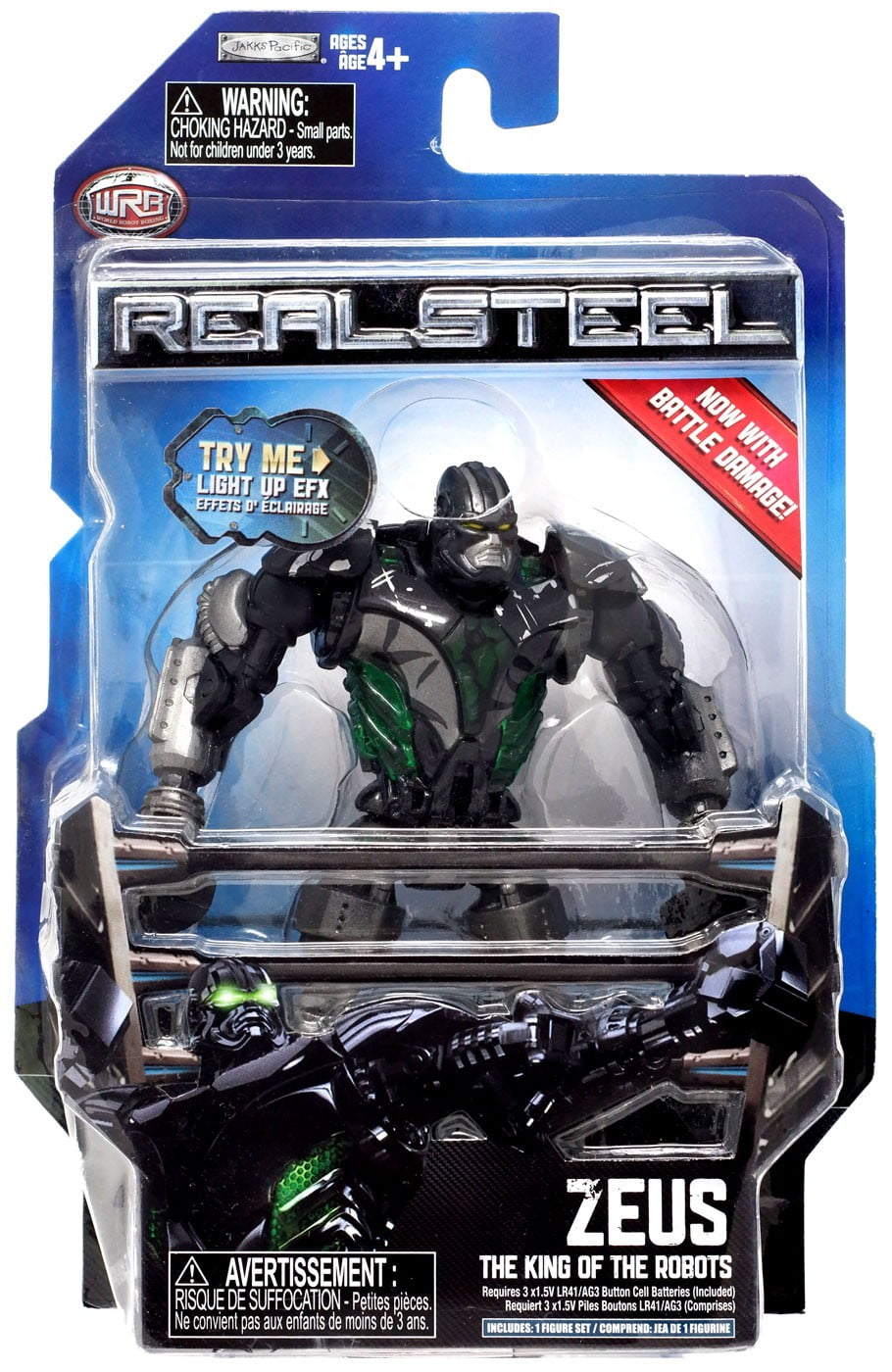 Fugtighed lærling Tal højt Real Steel Series 2 Zeus Action Figure (The King of Robots) - Walmart.com