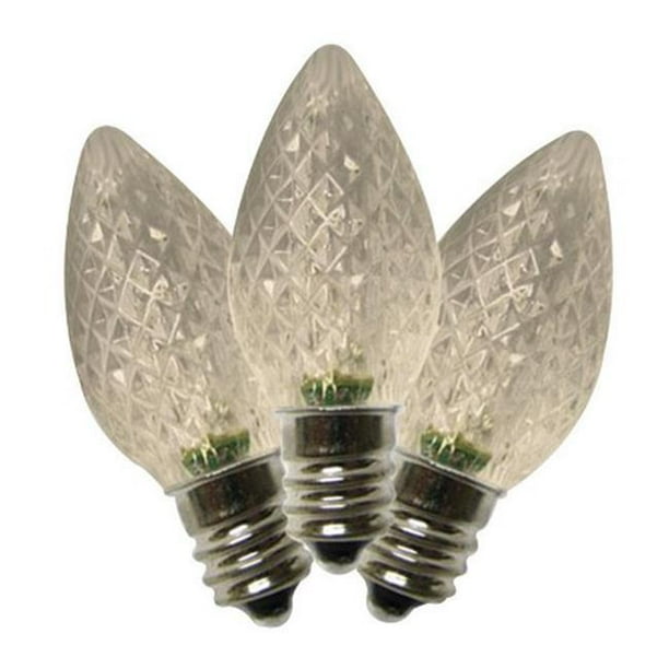 Holiday Bright Lights BU25LEDFC7TWWA BX25 C7 LED Christmas Replacement Bulb Warm White