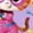 purple, variant on Girls Casual Summer T-Shirt Outfit Set– SuperKitties Cropped Top and Shorts – Kids Character Clothing