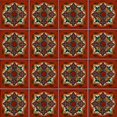 thumbnail image 2 of 6x6 Tepupa Talavera Mexican Tile, Set of 4 pcs, 2 of 2