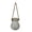 White, variant on India House Decorative Candle Lantern, Frosted Blue Glass Hanging Lantern with Rope Handle