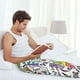 thumbnail image 5 of Balery Fun Animal with Unicorn Pantalones de pijama para hombre, pijama ultraligero, pantalón de descanso-Small, 5 of 6