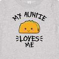 thumbnail image 4 of Inktastic My Auntie Loves Me with Taco Illustration Boys or Girls Baby T-Shirt, 4 of 5