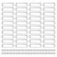 thumbnail image 3 of 40 set Office Library File Drawer Cabinet Card Tag Label Holder Metal Frame (Silver Tone), 3 of 5