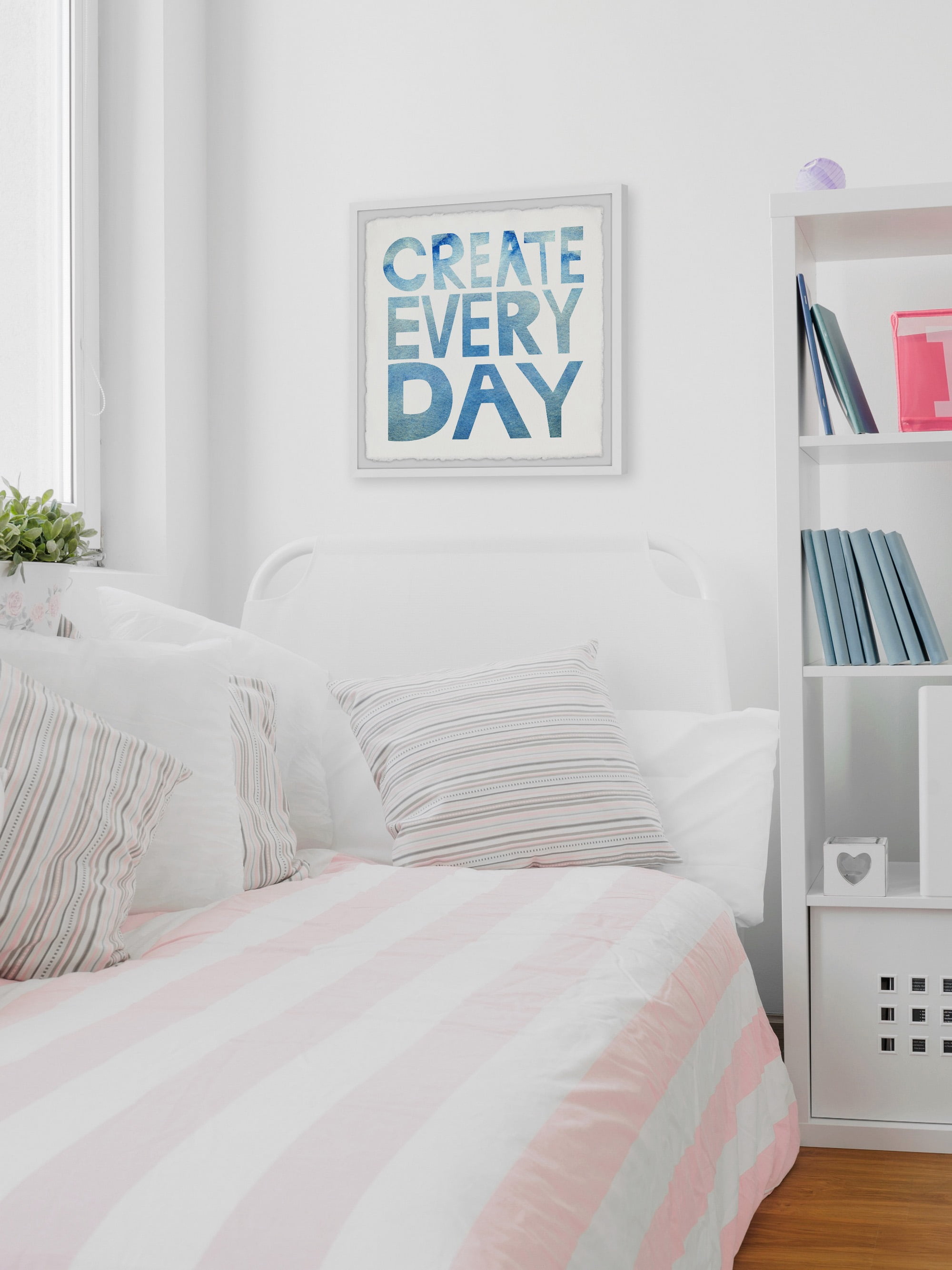Marmont Hill Create Everyday Framed Wall Art, 32.00" x 1.50"