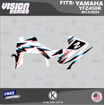 thumbnail image 2 of Kalair GFX Graphics Kit for Yamaha ATV YFZ 450R (2014-2023) Vision Series, 2 of 5