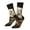 2 Black-2, variant on Enchanted Deer In Cave Pattern Sport Socks for Women and Men Crew Socks Sporty Calf Socks Casual Socks