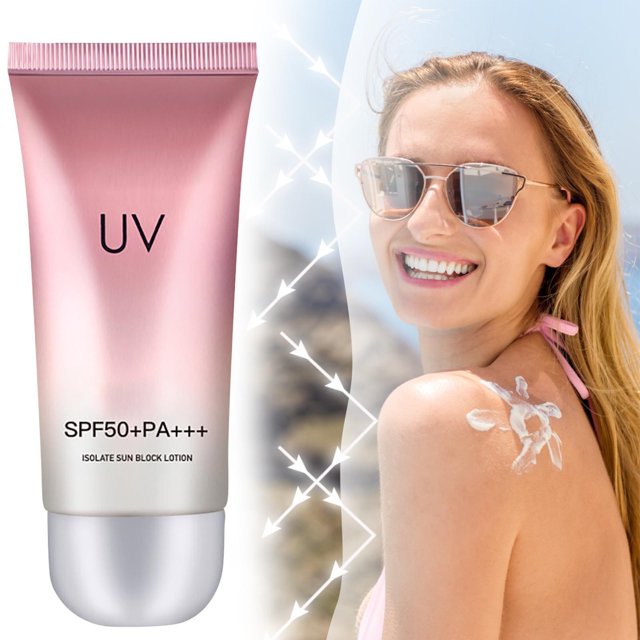 onlyliua Liquidación de Rebajas de Hoy Crema de Aislamiento Extracto de Flores para Músculos, 60 G, Resistente Al Agua y Al Sudor, Loción Protectora Solar Refractiva para Todo El Cuerpo En Verano