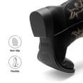 thumbnail image 5 of DREAM PAIRS Women's Cowboy Boots Mid Calf Cowgirl Boots Square Toe Chunky Heel Embroidery Stitched Western Boots, 5 of 7
