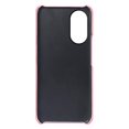 thumbnail image 3 of Hard PC Phone Case For Oppo A78 4G PU Leather Coated Cell Phone Back Cover with Dual Card Slots, 3 of 4