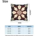 thumbnail image 3 of Christmas Pillow Covers Set of 2 20x20 Inch Throw Pillow Covers Snowflake Red Plaid Decorative Pillow Cases Holiday Square Cushion Covers Pillow Protector for Home Couch Sofa Car, 3 of 4