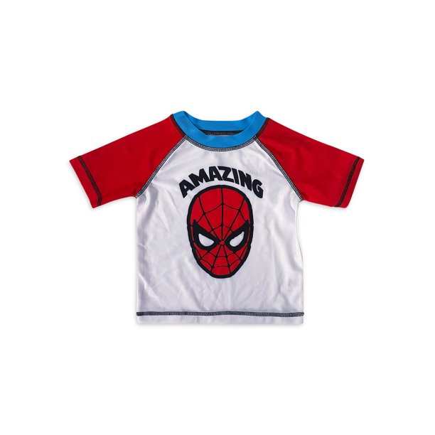 SpiderMan Spiderman Baby Toddler Boy Rash Guard