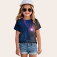 thumbnail image 2 of Hessimy Boys Short Sleeve Shirts Kids Summer Crew neck Tops Basic tees(Dark Purple,12-13 Years), 2 of 4