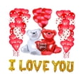 thumbnail image 1 of de San Valentín, Telones de Fondo de , de Peluche de Amor, de Lámina de Letras, Kit de de , Te A, 1 of 8