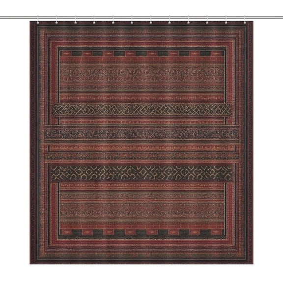 Bohemia Shower Curtain Modern Home Bathroom Bathtub Decor Waterproof Fabric with Hooks