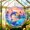 A, variant on Z52LingLing Decoration Fun Acrylic DIY Puzzle Hanging Ornament Model C, Stained Glass Look Suncatcher Kit with Metal Frame and Chain
