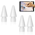 thumbnail image 2 of 4 Packs Pen Tip for Apple Pencil Replacement Stylus Fine Nib Compatible with iPad Air Mini Pro Apple Pencil 1st Gen and 2nd Generation Tips, 2 of 8
