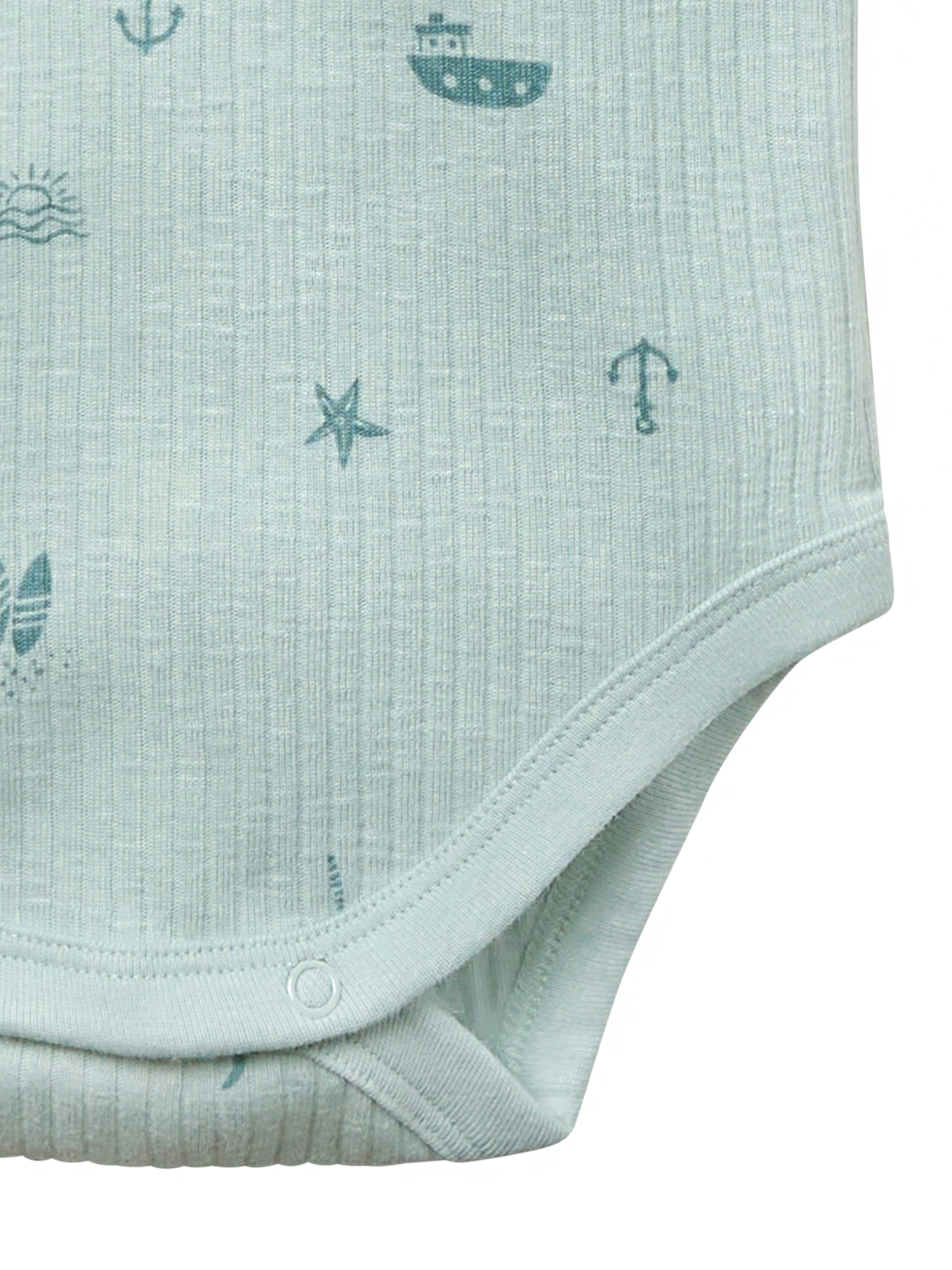 Modern Moments by Gerber Baby Neutral Organic Short Sleeve Bodysuit, Sizes 0/3 Months - 24 Months