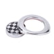 thumbnail image 5 of 2 unids/set anillo de tapa de encendido de motor de coche reemplazo de cuadros de tartán blanco y negro para R50 R53 2001-2006 Jadeshay A, 5 of 8