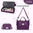 thumbnail image 2 of Gynky Travel Duffle Bag Set 2 Pack Weekender Bags for Women with Shoe Compartment Carry On Overnight Gym Duffel Bags with Wet Pocket Hospital Bags for Labor and Delivery, 2 of 8