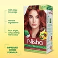 thumbnail image 5 of (3 pack) Nisha Creme Hair Color | Permanent Long Lasting Hair Dye Color Kit | Mahogany | 4.05 Oz, 5 of 11