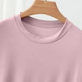 thumbnail image 7 of Women's Tank Tops Modal Cotton Tshirts Cap Sleeve Crew Neck Summer Casual Loose Fit Basic Tee Shirts Workout (M, Pink), 7 of 7