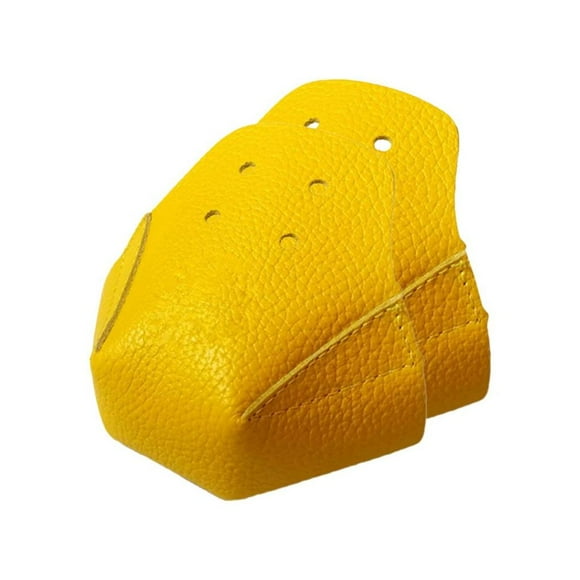 Yuarrent 1 par de protectores para los dedos de los pies, protección consistente de cuero PU, protectores para los dedos de los pies del Type10 NO10