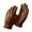 Brown, variant on QUOTAY Men Winter Outdoor Riding Suede Leather Gloves for Men Windproof Thickened Warm with Black,L