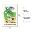 thumbnail image 2 of Atlanta Georgia - Home of the Braves - Delta Air Lines - Vintage Airline Travel Poster by Fred Sweney c.1960s - Fine Art Matte Paper Print (Unframed) 30x44in, 2 of 4