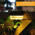 thumbnail image 4 of Solar Step Light LED Solar Deck Light Waterproof Solar Fence Light for Deck Step Yard, 4 of 11