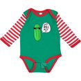 thumbnail image 3 of Inktastic Just Dill with It Chill Dill Pickle in Sunglasses Boys or Girls Long Sleeve Baby Bodysuit, 3 of 5
