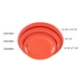 thumbnail image 3 of Excellante Color Orange Melamine Dinnerware Collection 12 x 9 inch Oval Platter, Comes in Dozen, 3 of 3