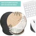 thumbnail image 4 of LQCrafK Mouse Pad with Wrist Support, Ergonomic Mouse Pad with Memory Foam Wrist Rest Cushion, Non-Slip Rubber Base Gaming Mice Pad for Home Office Computer Laptop, Human Skeleton, 4 of 14