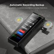 Innioasis 136GB Digital Voice Recorder with Playback, R1 Full Touchscreen with AI Intelligent Transcription and Bluetooth (Black)