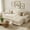 Beige, variant on 104" U-Shaped Sectional Sleeper Sofa Bed with Pull Out Couch, Large Chenille Sofa with Double Chaises and USB Ports, Forest Green
