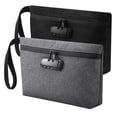 thumbnail image 1 of Lockable Money Bag, Cash Safe Money Bag, Suitable for Travel,Bank Deposit,Wallet, Medicine, Mobile Phone and Credit Card, 1 of 5