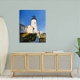 thumbnail image 2 of Lighthouse Ocean Beach View Coastal Graphic Art Gallery Wrapped Canvas Print Wall Art, 2 of 7