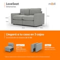 thumbnail image 2 of Sillón Loveseat Seccional Modular | Gris Niebla, 2 of 8