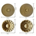 thumbnail image 6 of Conditiclusy Wall Hanging Creative Exquisite Golden Metal Round Wall Disc House Opening Gift, 6 of 7