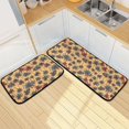 thumbnail image 7 of 2-Piece Kitchen Mat Set Non Slip Washable Floor Mats Decorative Rugs for Kitchen Sink Laundry Palm Trees Pattern, 7 of 7