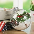 thumbnail image 6 of Biplut Transparent Plastic Hollow Ball Hanging Pendant Christmas Tree Party Decoration (Type 9), 6 of 13