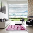 thumbnail image 7 of Ahgly Company Machine Washable Indoor Rectangle Abstract Pink Cupcake Pink Area Rugs, 5' x 8', 7 of 7