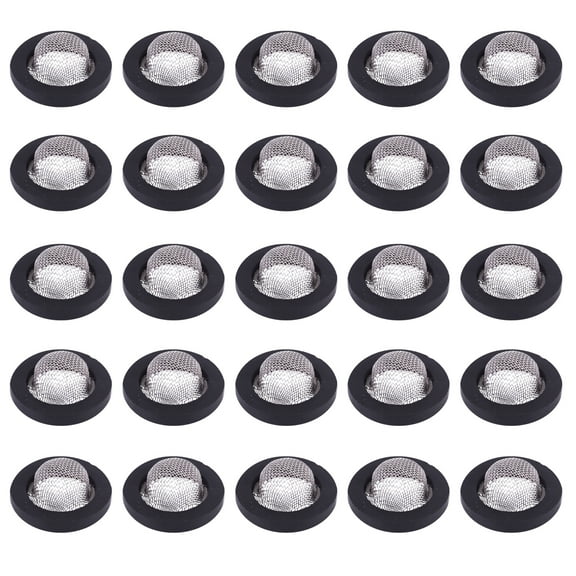 OFFIGAM 40 Pcs Rubber Seal Rings with Stainless Steel Mesh for Shower Hose Faucet Replacement and Repair