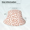 thumbnail image 3 of Cauagu Pastry for Unisex Bucket Hat,Outdoor Summer Beach Fishing Sun Hat Hot Summer Reflective Bucket Hat Fun Outdoor Vacation Hat for Men and Women, 3 of 6