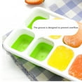 thumbnail image 2 of 4PCS/Set Silicone Ice Cube Tray Mold Clear maker Silicone ice Cover Ice Cream Maker Molds Ice Plate Drinking Household Summer Tools, 2 of 8