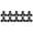 Black, variant on Riousery 10PCS 3 Way Pipe Fittings PVC Plastic Tee Fitting Elbow Corner Connector 25mm / 1 inch Inner Diameter Black