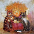 thumbnail image 1 of 30x40 cm 5D Peinture Diamant DIY Complet,Ange fille avec chat diamant peinture DIY Diamond Strass Toile Point de Croix Painting par Numro pour Dc-M, 1 of 5